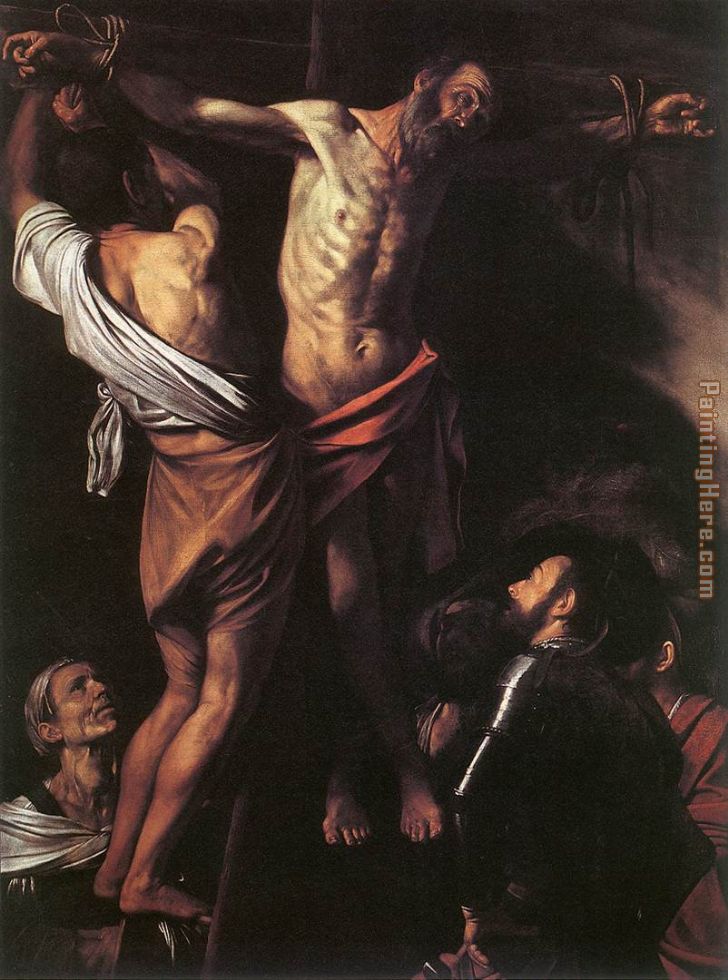 The Crucifixion of St. Andrew painting - Caravaggio The Crucifixion of St. Andrew art painting